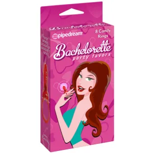 Bachelorette Party Favors Candy Rings - Box of 8