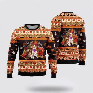 Beagle Dog Halloween Ugly Christmas Sweater For Men And Women, Gift For Christmas, Best Winter Christmas Outfit