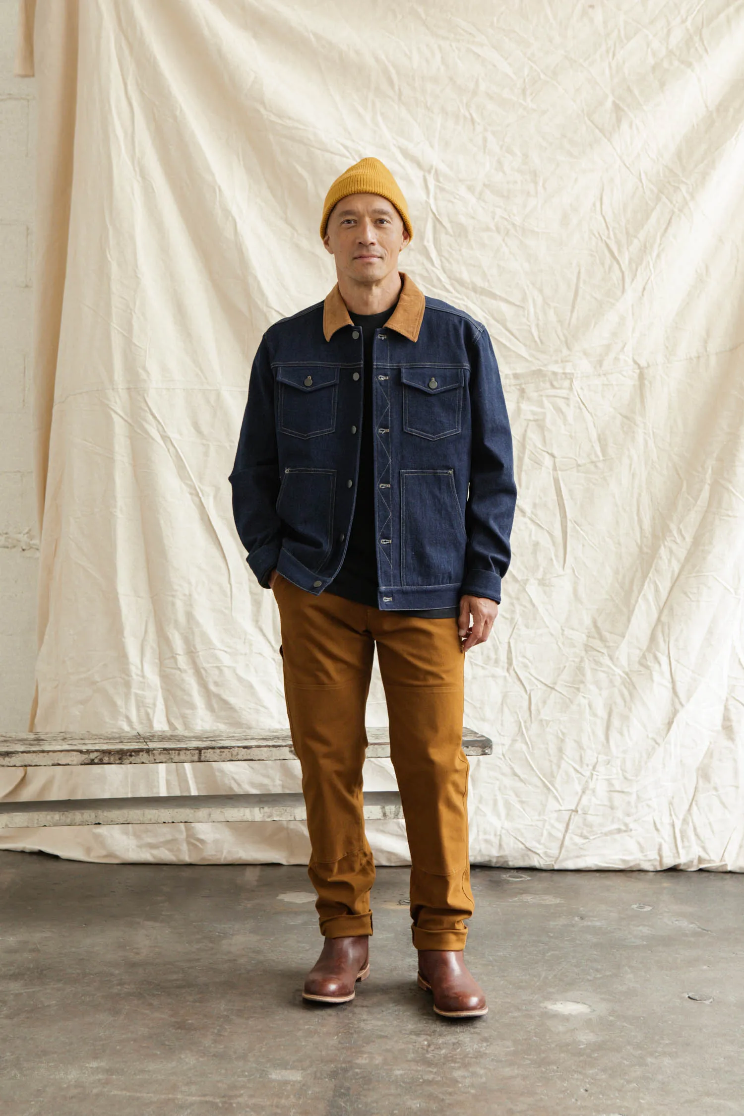 Burl Trucker Jacket / Dark Denim