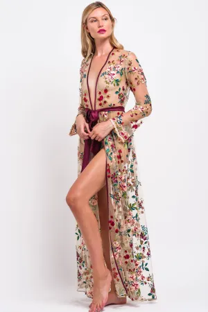 Camellia robe