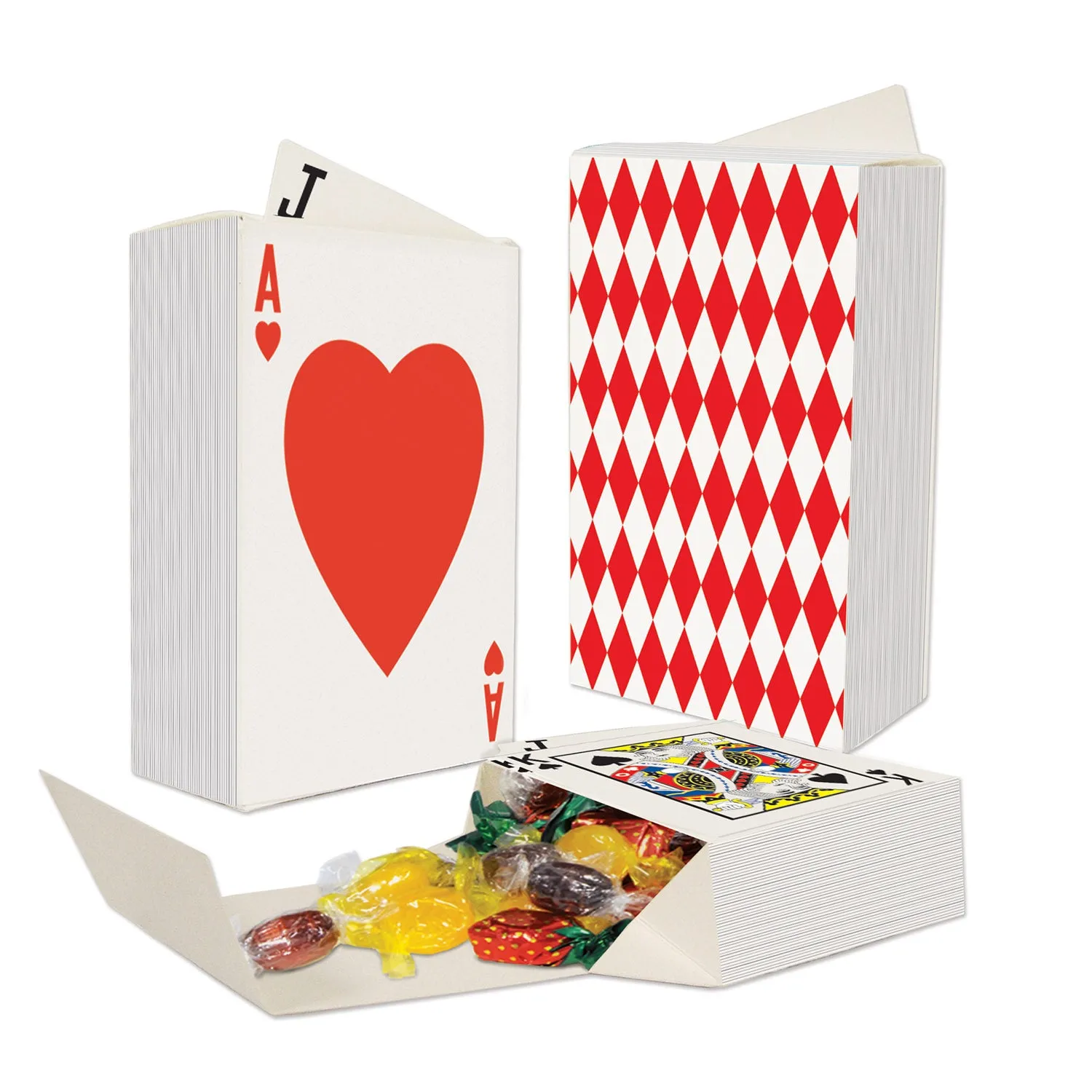 Deck Of Cards Favor Boxes 4in. 3pk