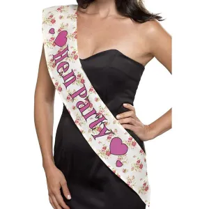 Deluxe Vintage Hen Party Sash