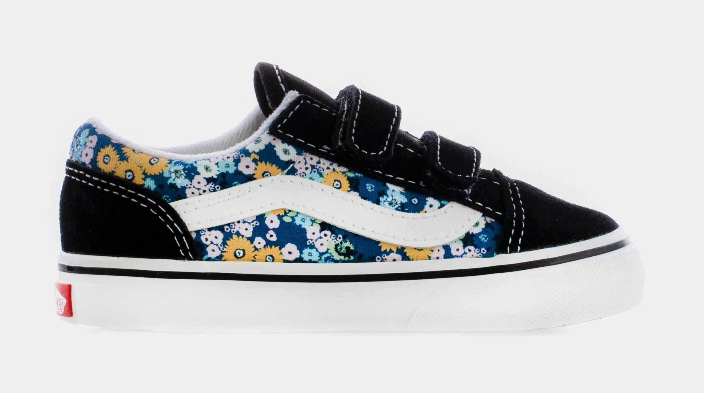 Old Skool V Floral Infant Toddler Skate Shoes (Black/Mulit)