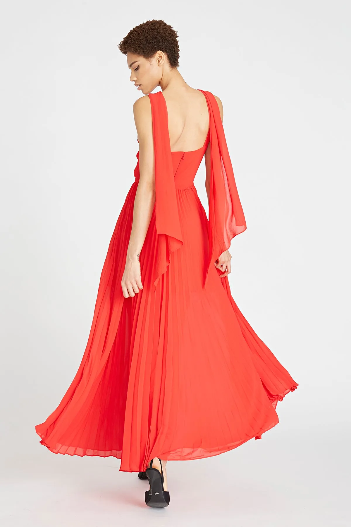 Peri Pleated Gown