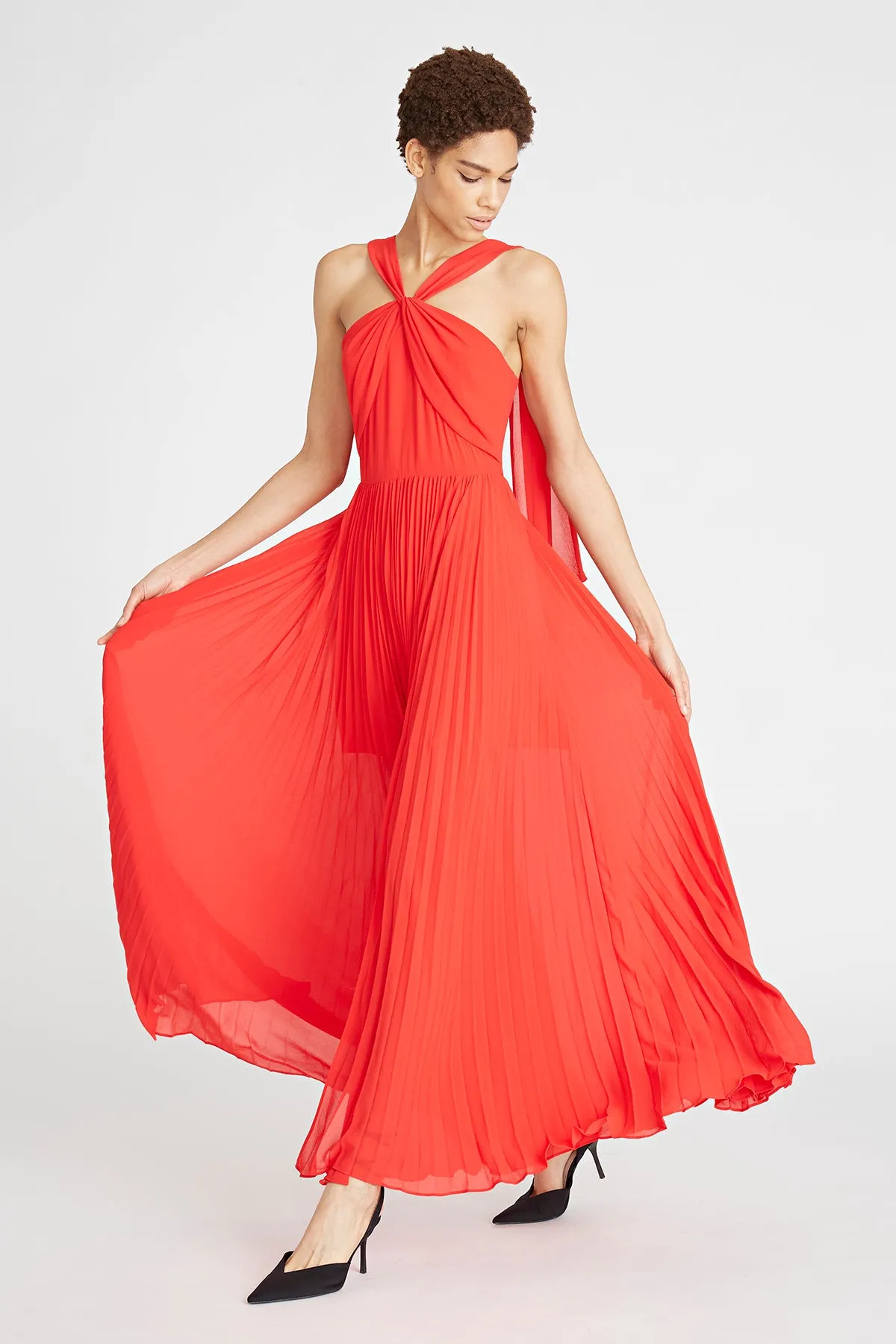 Peri Pleated Gown