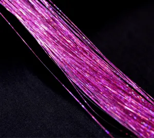 Pink Tinsel | Glittering Holographic Effects Pink Tinsel