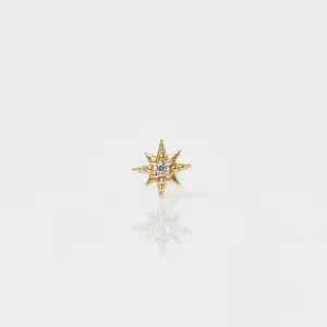 Shining Star Flat Back Earring