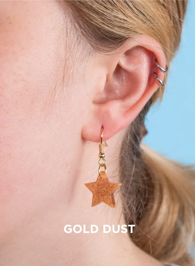 Star Charm Earrings