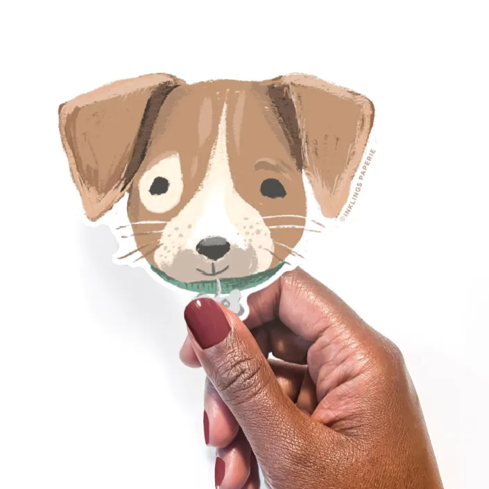 Vinyl Sticker - Brown Dog